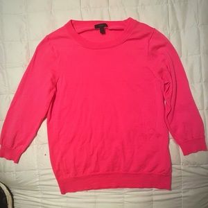 J. Crew Meribo Wool light weight 3/4 quarter sleeved sweater